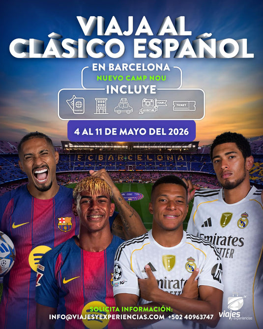 Clásico Español Mayo 2026 BCN/ Paquete PREMIUM
