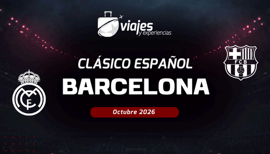 Paquete PREMIUM Clásico BCN Oct.2026
