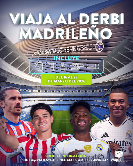 Paquete BÁSICO Derbi madrileño - Marzo 2026