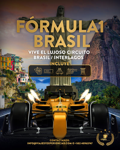 Paquete Fórmula 1 Brasil 2025